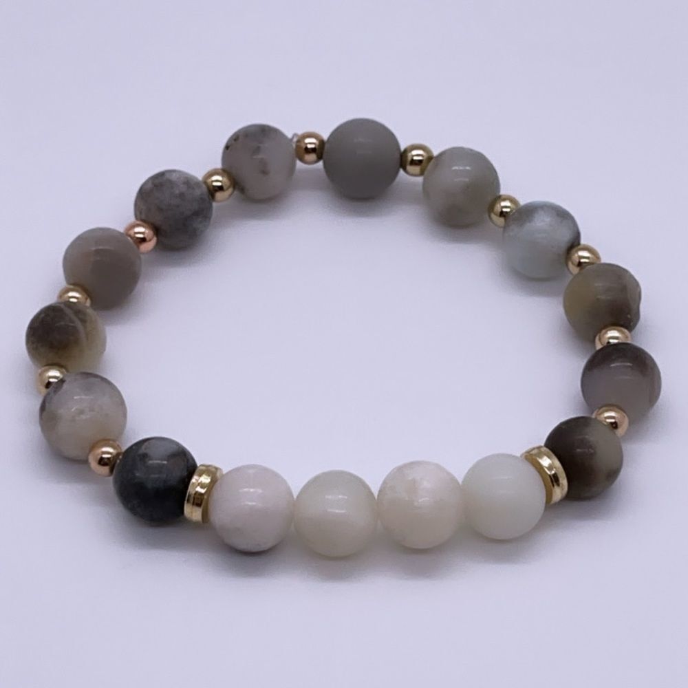 NWT Wool + Pepper Co. Beaded Bracelet - Earth